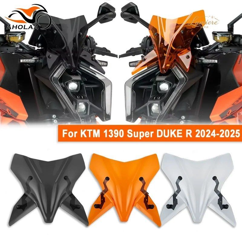 For KTM 1390 Super DUKE 1390 R Windscreen WindShield Motorcycle Accessories Wind Deflector 2024 2025