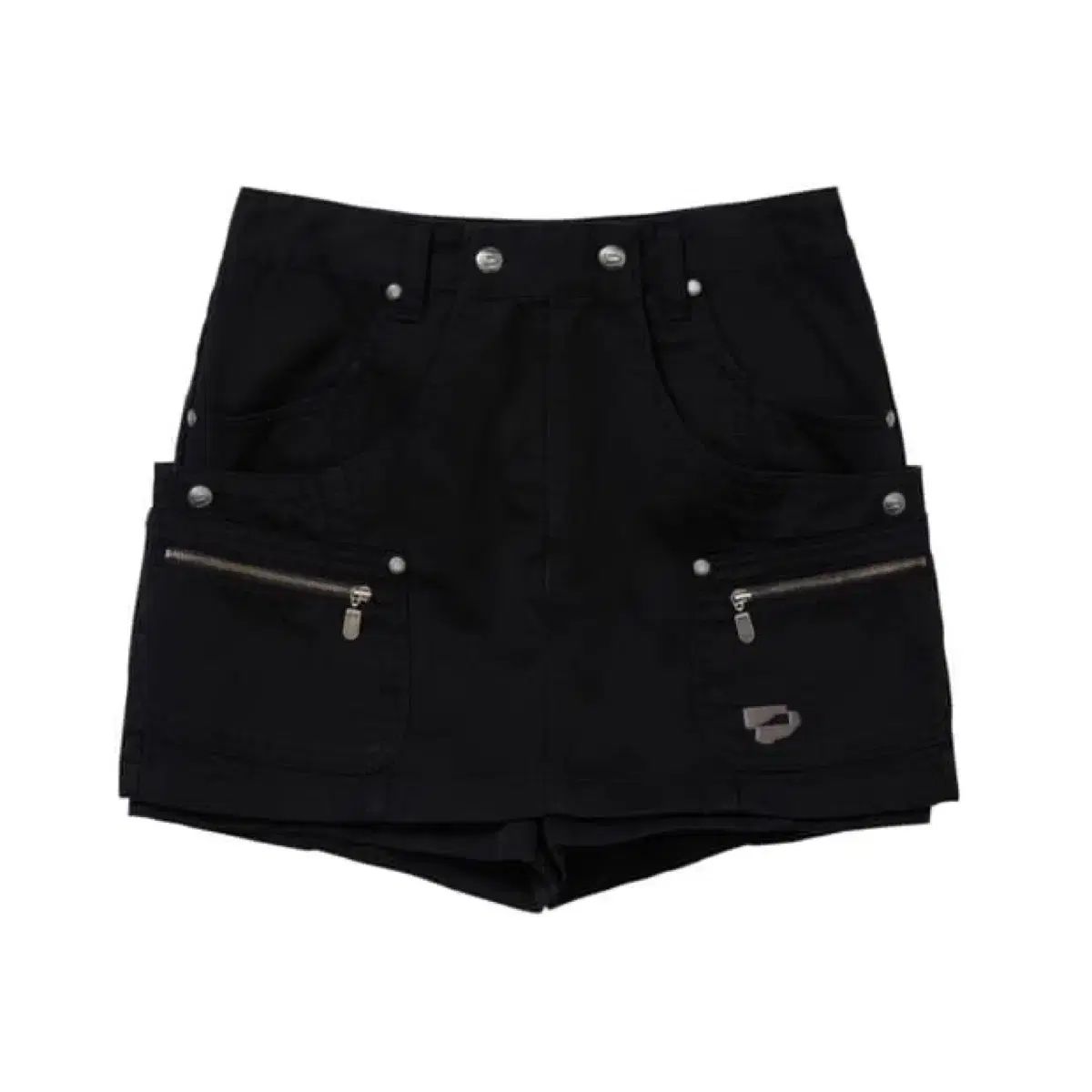 新品) 웰빙익스프레스 レイヤード ショーツ ブラック