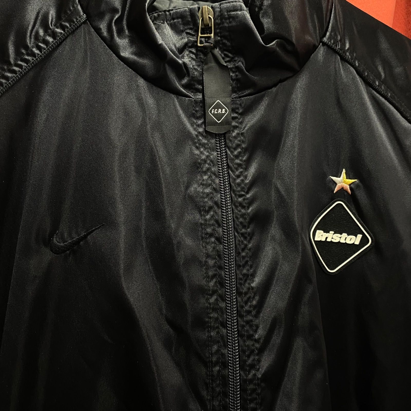 コラボ！ NIKE F.C.Real Bristol ナイロン ジャケット 長袖 スポーツ L