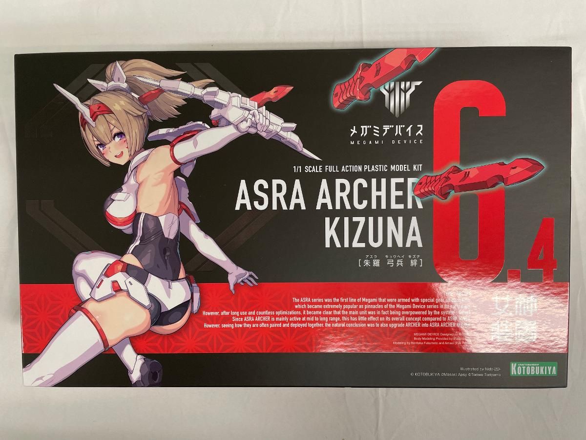 メガミデバイス　朱羅　忍者　弓兵　メルカリ市 未開封】1/1 朱羅 弓兵 絆 メガミデバイス - メルカリ