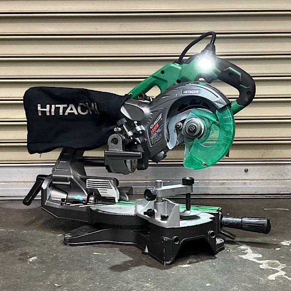 日立工機 165mm コードレス卓上スライド丸のこ C3606DRA 36V チップソー未付属 2017年 ●137495