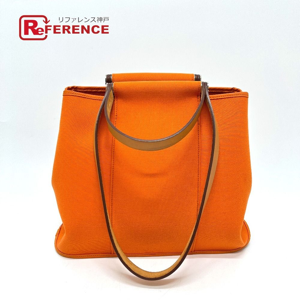 HERMES エルメス トートバッグ カバックＰＭ トワルアッシュ オレンジ