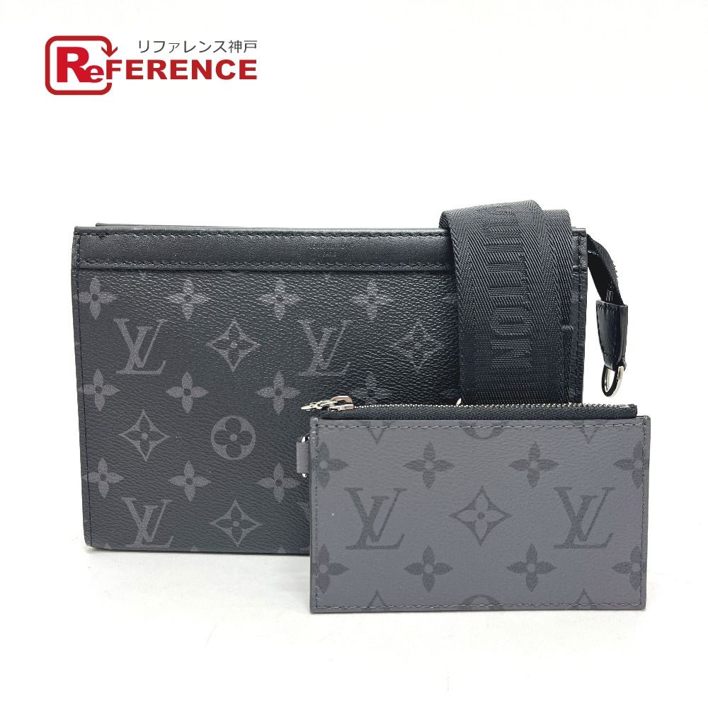 LOUIS VUITTON ルイヴィトン ショルダーバッグ ガストン･ウェアラブル ウォレット Ｍ81124 モノグラムエクリプスキャンバス ブラック 132,400円