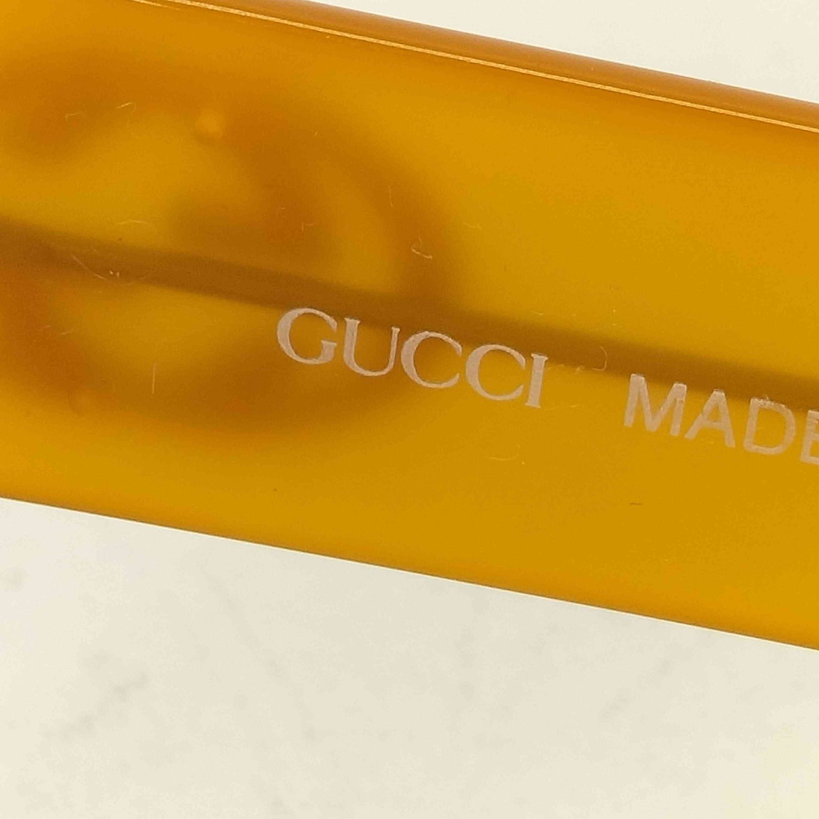 良品GUCCI グッチ オーバル サングラス GGインターロッキング Y2K