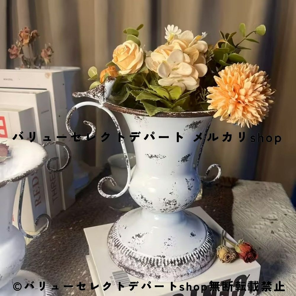 フラワースタンド レトロ調 アイアン バード 花瓶 一輪挿し ドライフラワーホルダー 鳥モチーフ オーナメント ヴィンテージ風 ダメージ加工 デスクトップインテリア フラワーポット アイアン雑貨 北欧風 アンティーク風 ガーデン雑貨 リビング 玄関 寝室