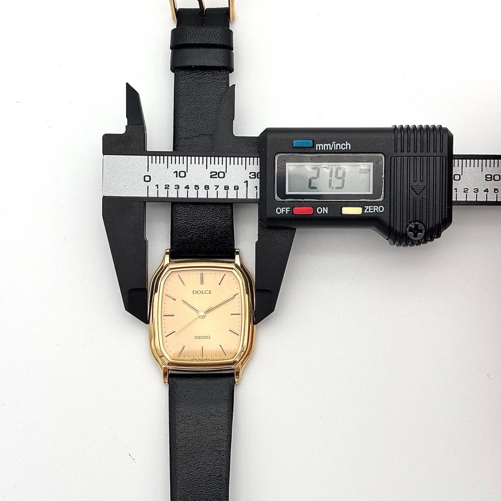 SEIKO DOLCE 7741-5130 タングステン 角型 稼働 メンズ Vintage 