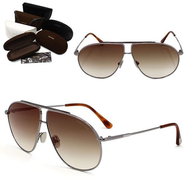 トムフォード サングラス TOM FORD FT0825/S 14G 62 TF0825 シルバー ブラウングラデーション サングラス ノーズパット ユニセックス
