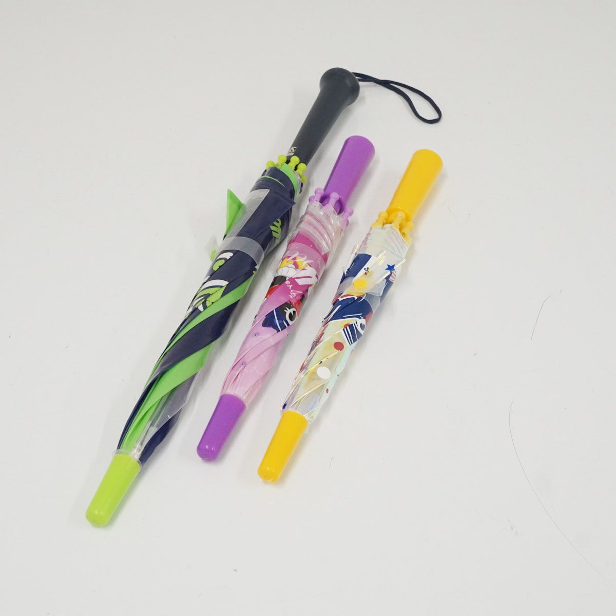 東京ヤクルトスワローズ 応援ミニ傘 3本セット つば九郎 USED品 