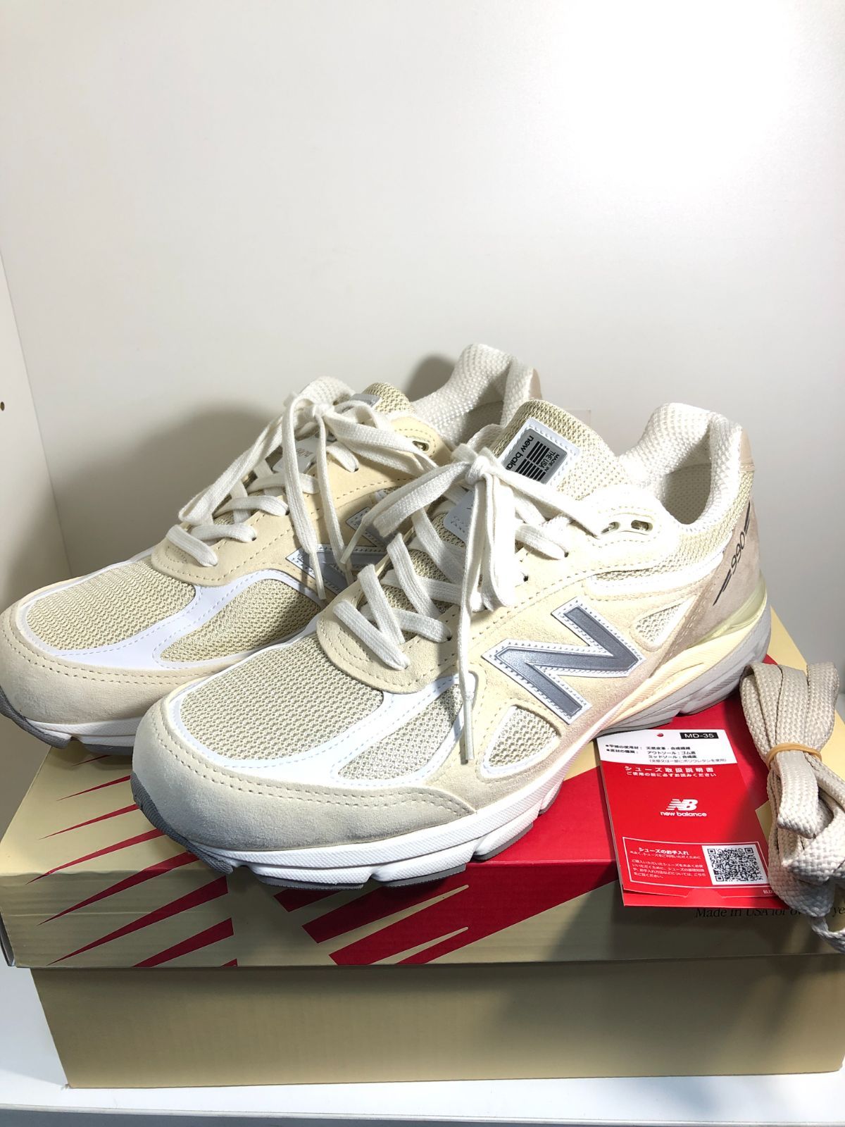076042 NEW BALANCE U990TE4 スニーカー 28cm ニューバランス