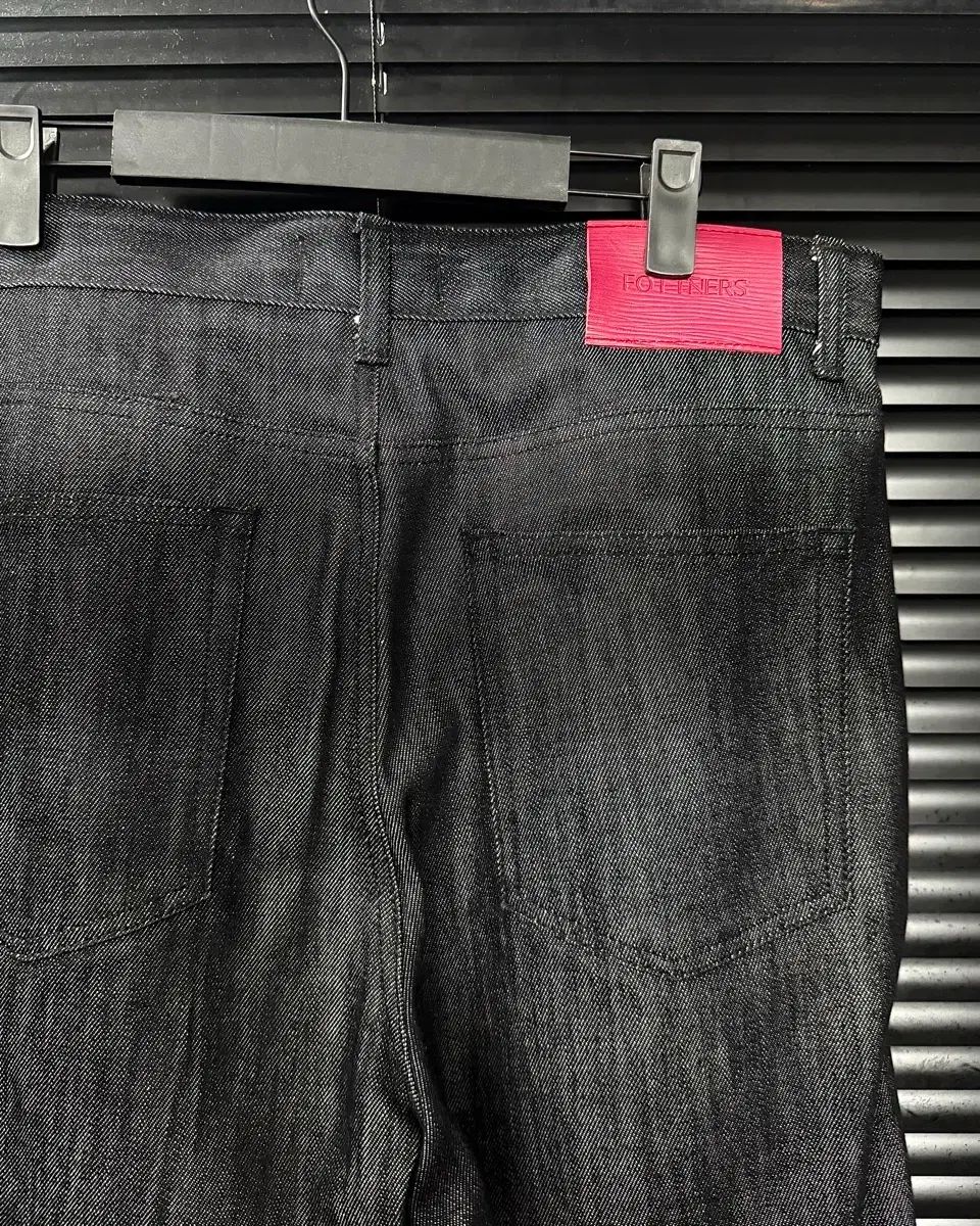 フォットナーズ ツータック ワイド Indigo 生デニム パンツ ズボン 32 33 L バルーン 丸のまま