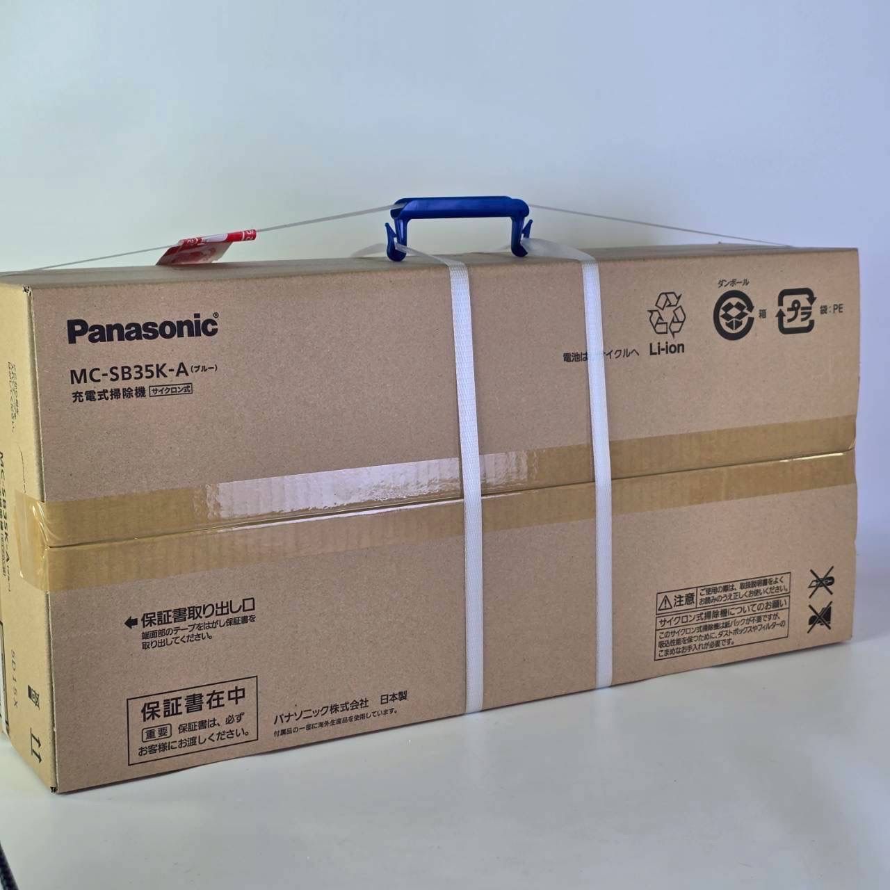 Panasonic パナソニック 充電式掃除機 MC-SB35K-A ブルー サイクロン式 コードレス スティック 掃除機 2025年 12月 購入 28,470円