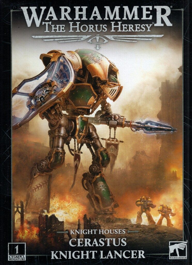GAMES WORKSHOP WARHAMMER THE HORUS HERESY KNIGHT HOUSES Cerastus Knight Lancer