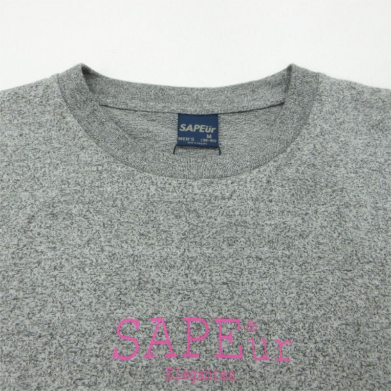 SAPEur サプール ロッドマン 半袖 スウェット グレー Mサイズ 三重本店】 中古 SAPEur | サプール 半袖Tシャツ ロッドマン グレー