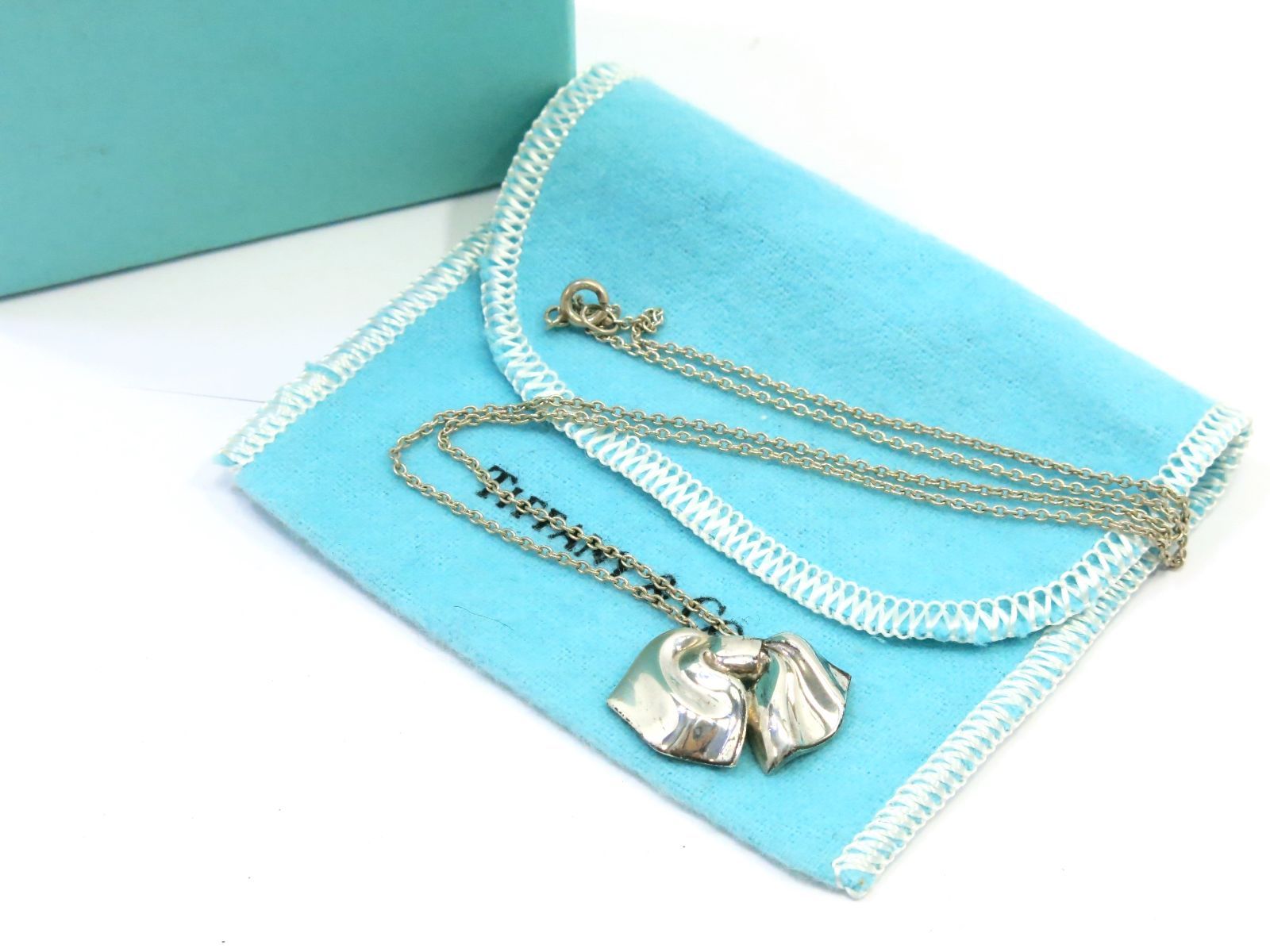 ティファニー ネックレス リボンモチーフ シルバー TIFFANY ＆ Co 