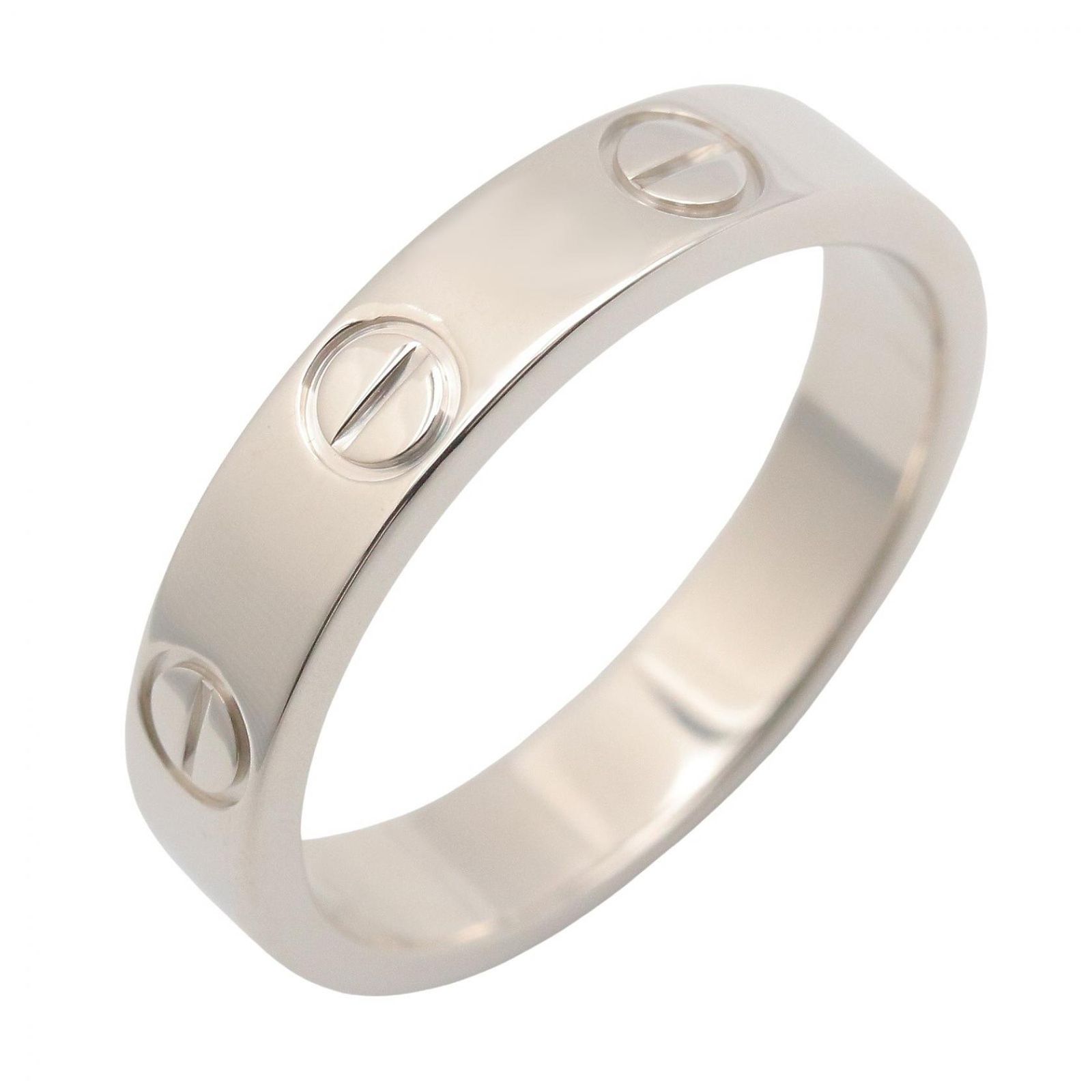 カルティエ CARTIER リング・指輪 ミニラブリング B4085100 K18WG（ホワイトゴールド） ミニラブリング ユニセックス Used A
