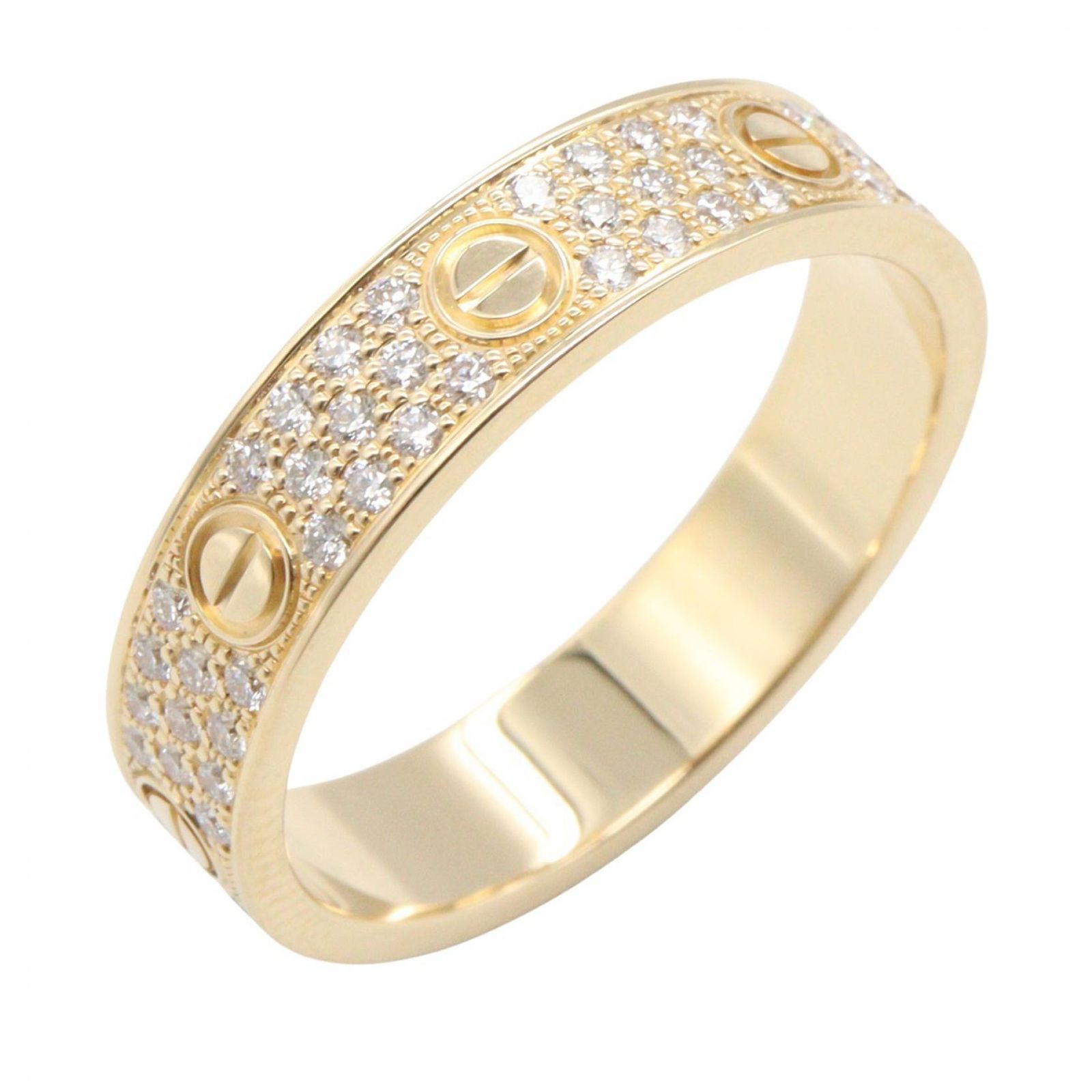カルティエ CARTIER リング・指輪 ラブリング ダイヤ SM B4083300 K18（イエローゴールド） ダイヤモンド ラブリング ダイヤ SM レディース Used A
