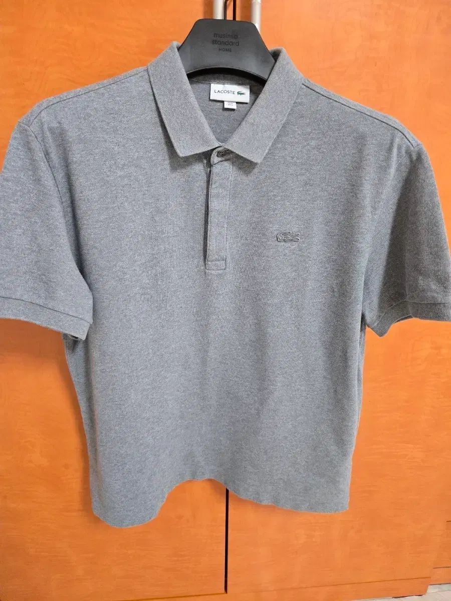 LACOSTE ラコステ 半そで カラーTシャツ グレー 出品