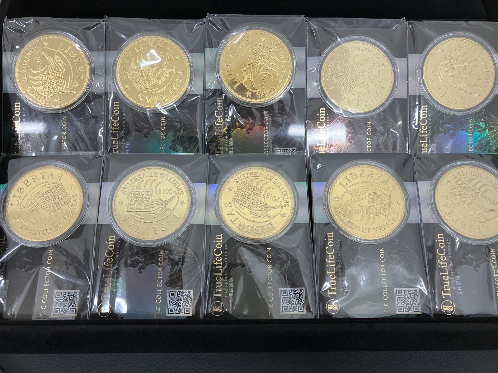 True Life Coin (TLC) コレクター10枚セット True Life Coin (TLC) コレクターコイン10枚セット