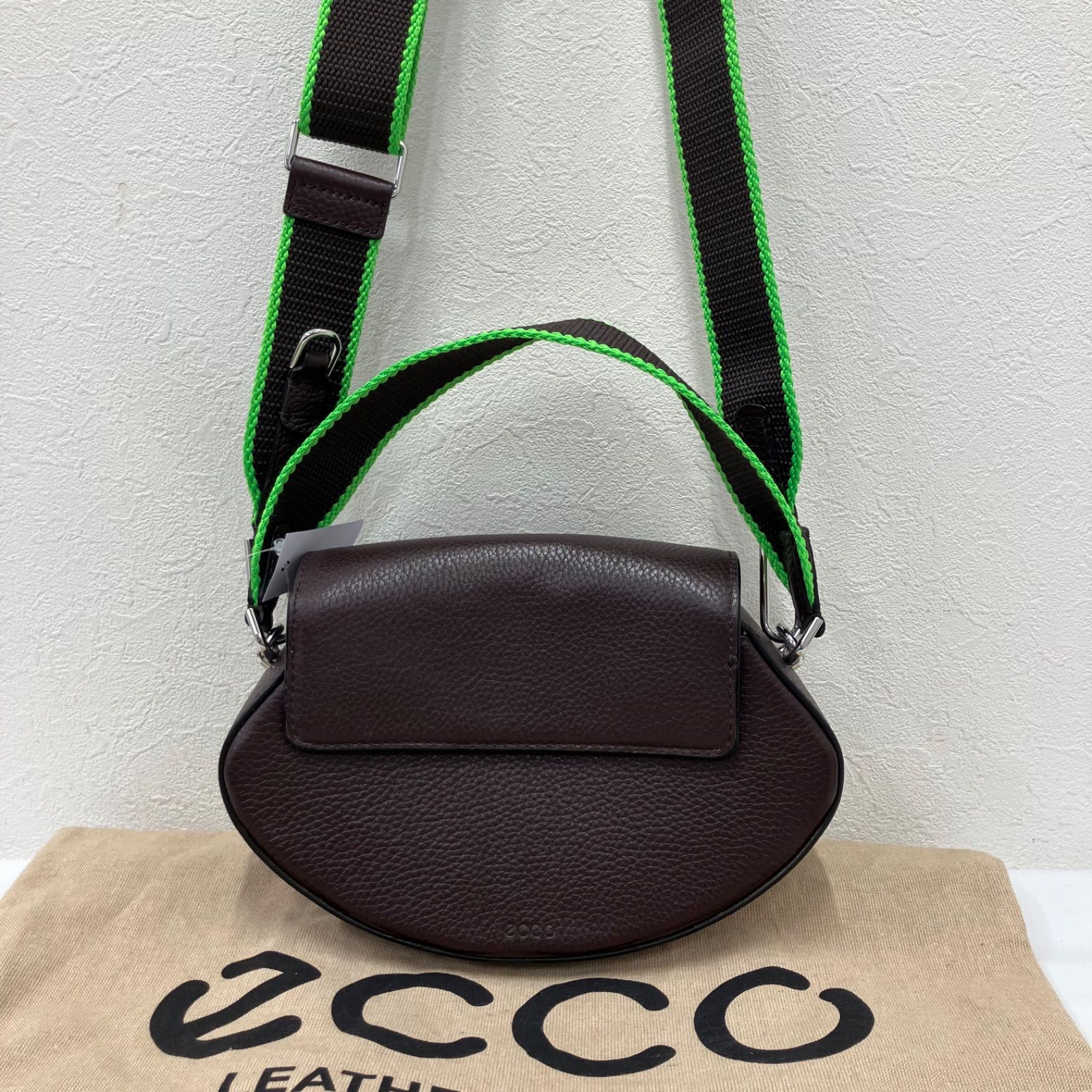 Y5358 ecco エコー Weeble 2way ショルダーバッグ ハンドバッグ 