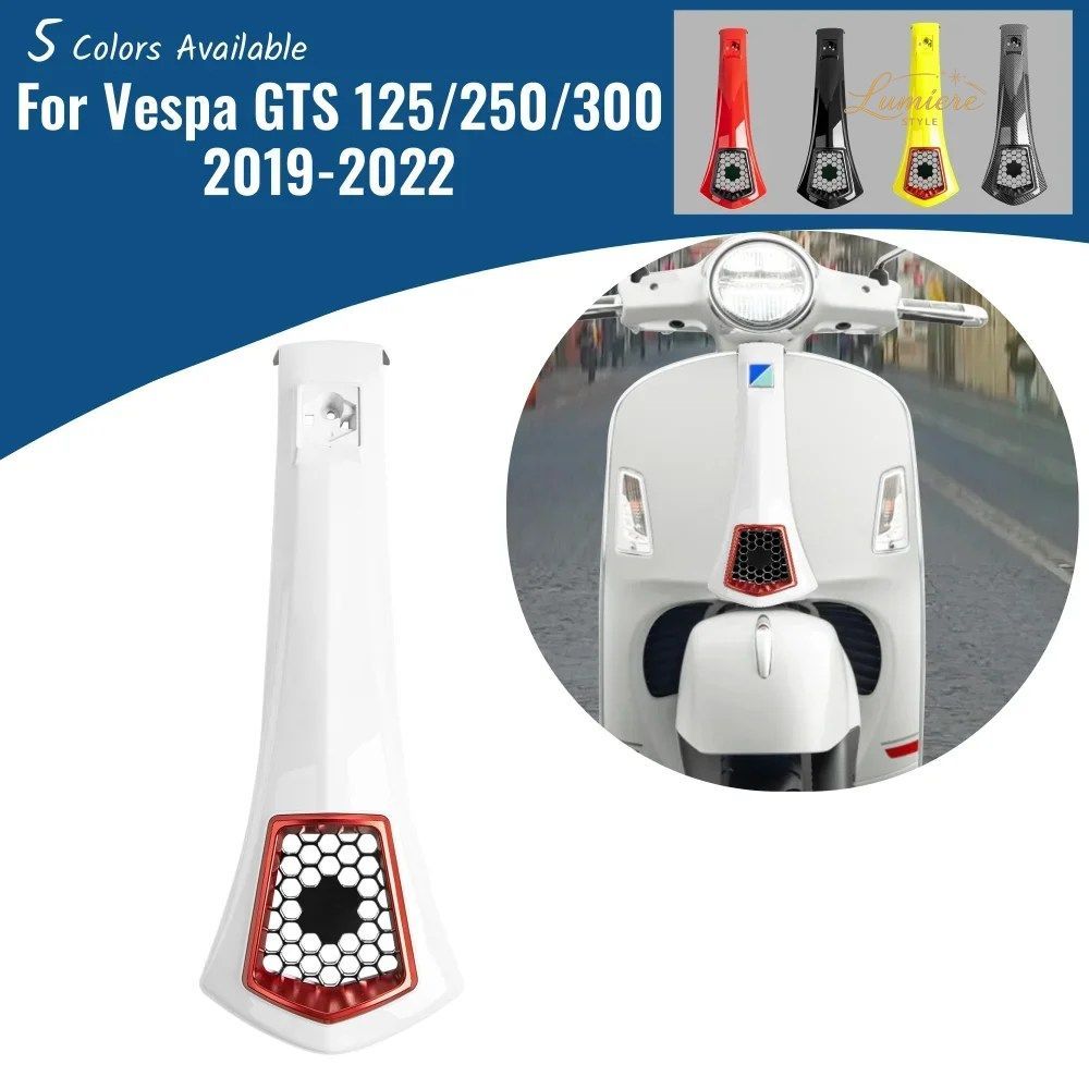 GTS 125 250 300 Front Horn Head Fairing Cover For Vespa GTS125 GTS250 GTS300 2019-2022 Motorcycle Tie Belt Bracket Accessories