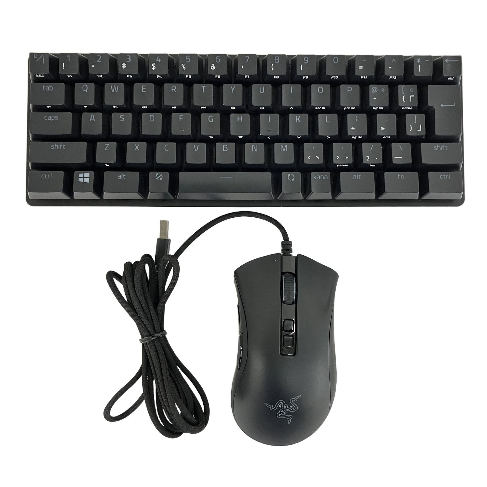 RAZER DEATHADDER V2 マウス＆HUNTSMAN MINI キーボードセット 中古