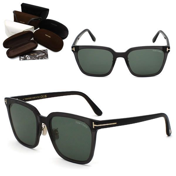 トムフォード サングラス TOM FORD FT1132-K/S 05V-56 TF1132-K ブラック グレー アジアンフィット EYEWEAR メンズ レディース