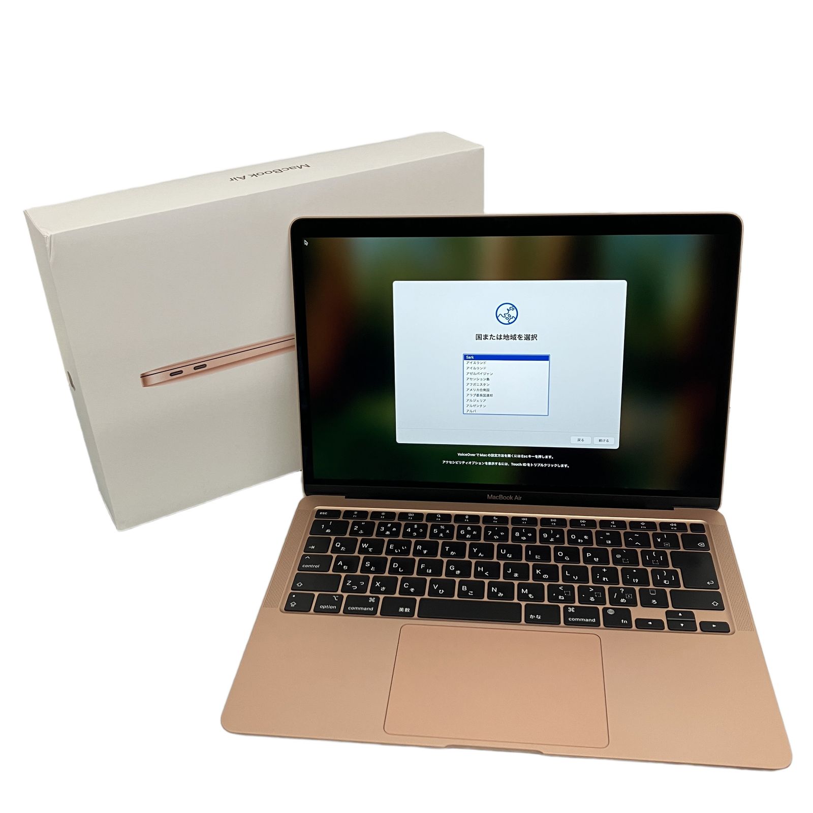 MacBook Air M1 1TB SSD 8GB ゴールド 中古 - メルカリ