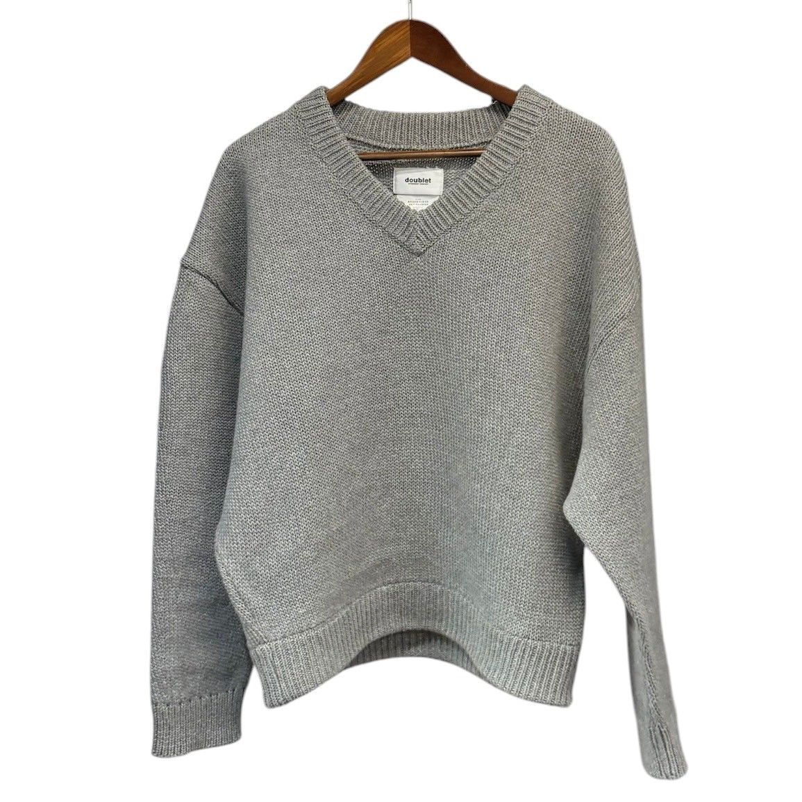 doublet ダブレット 25AW BOUNCE FUSION KNIT PULLOVER Vネックニット