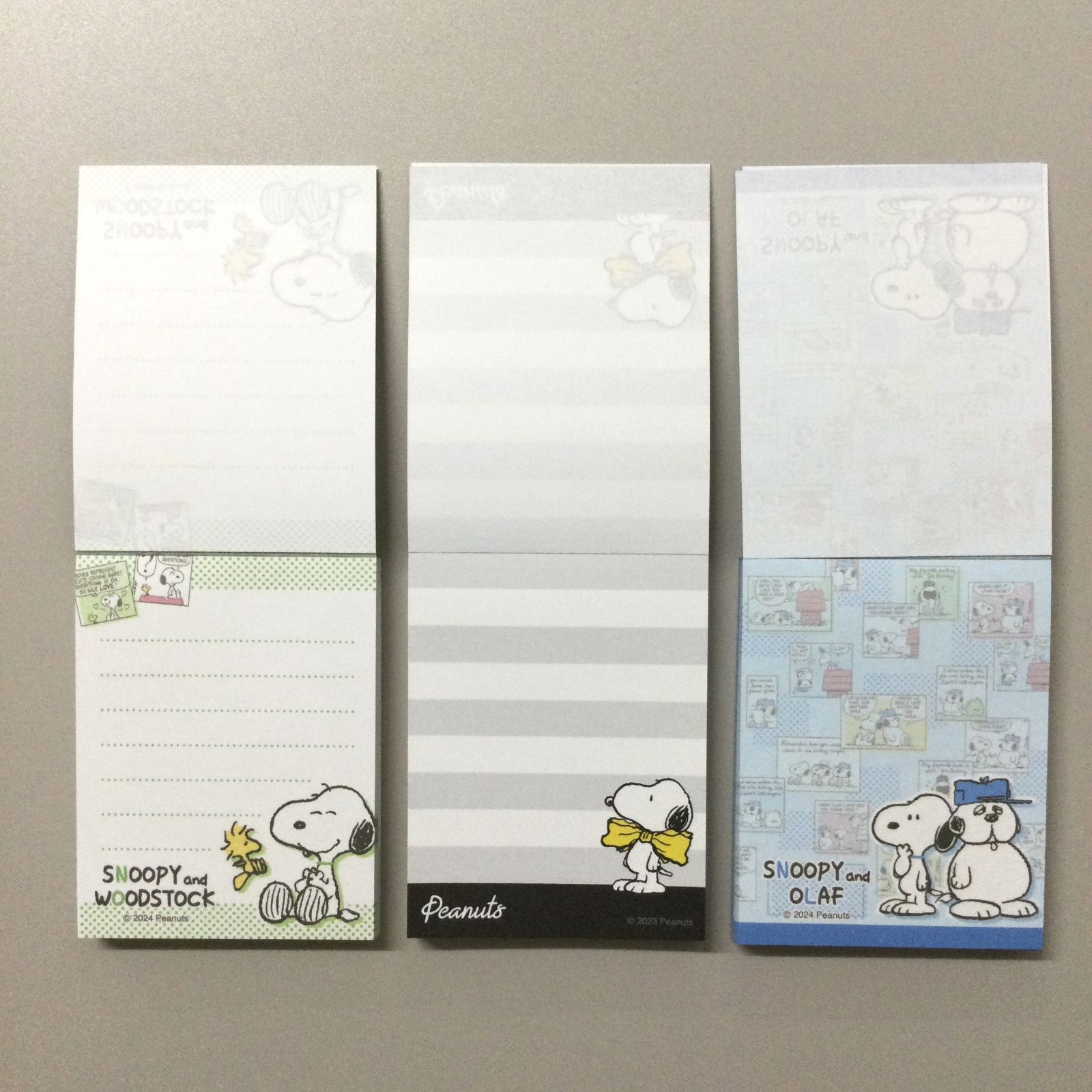 SNO612-0010【新品・未使用品】スヌーピー／PEANUTS ミニメモ 5種類