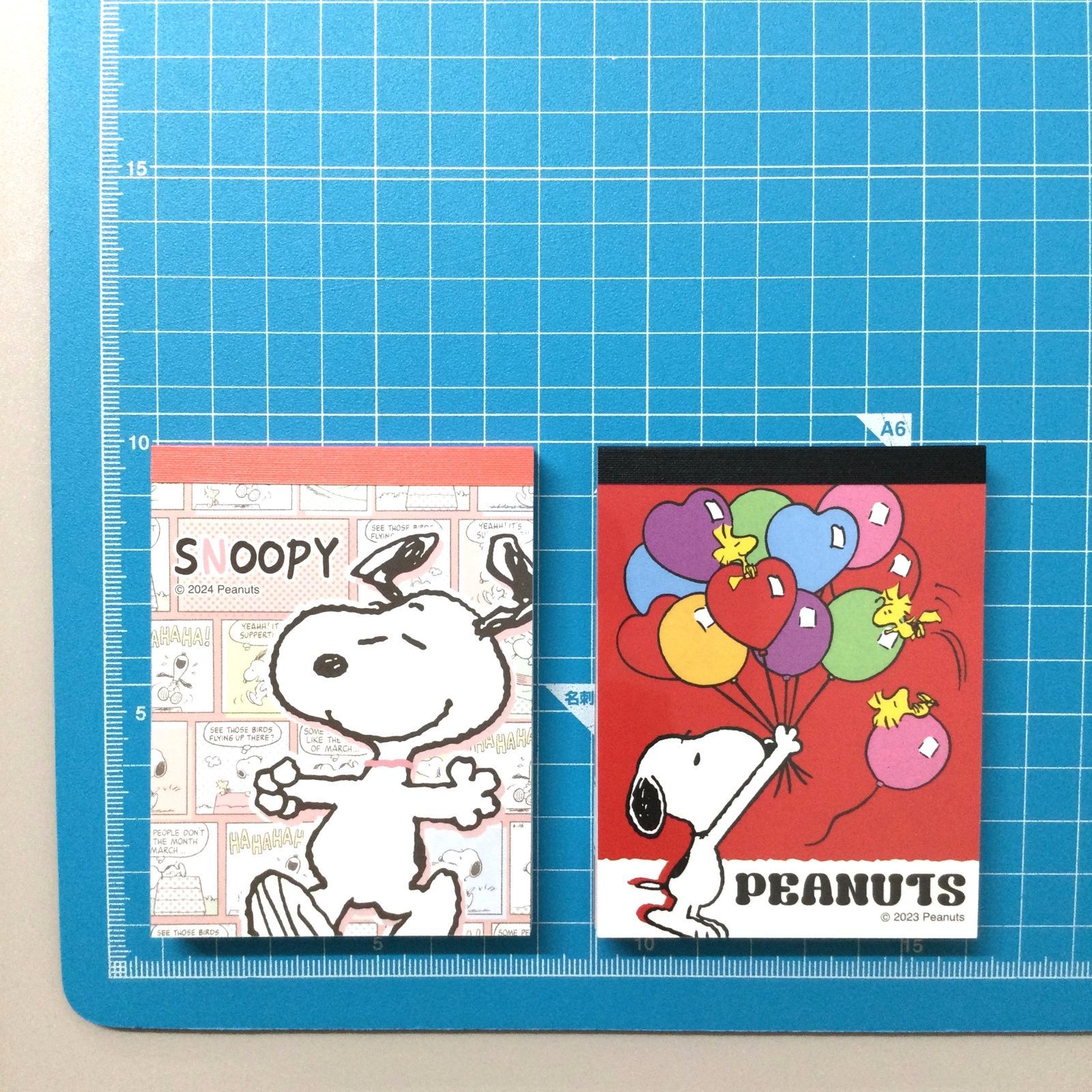 SNO612-0010【新品・未使用品】スヌーピー／PEANUTS ミニメモ 5種類