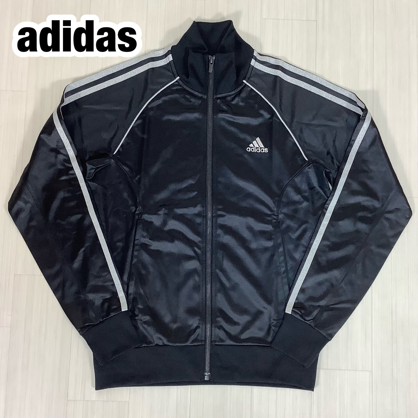 良好】adidas アディダス コーティングジャージ トラックジャケット