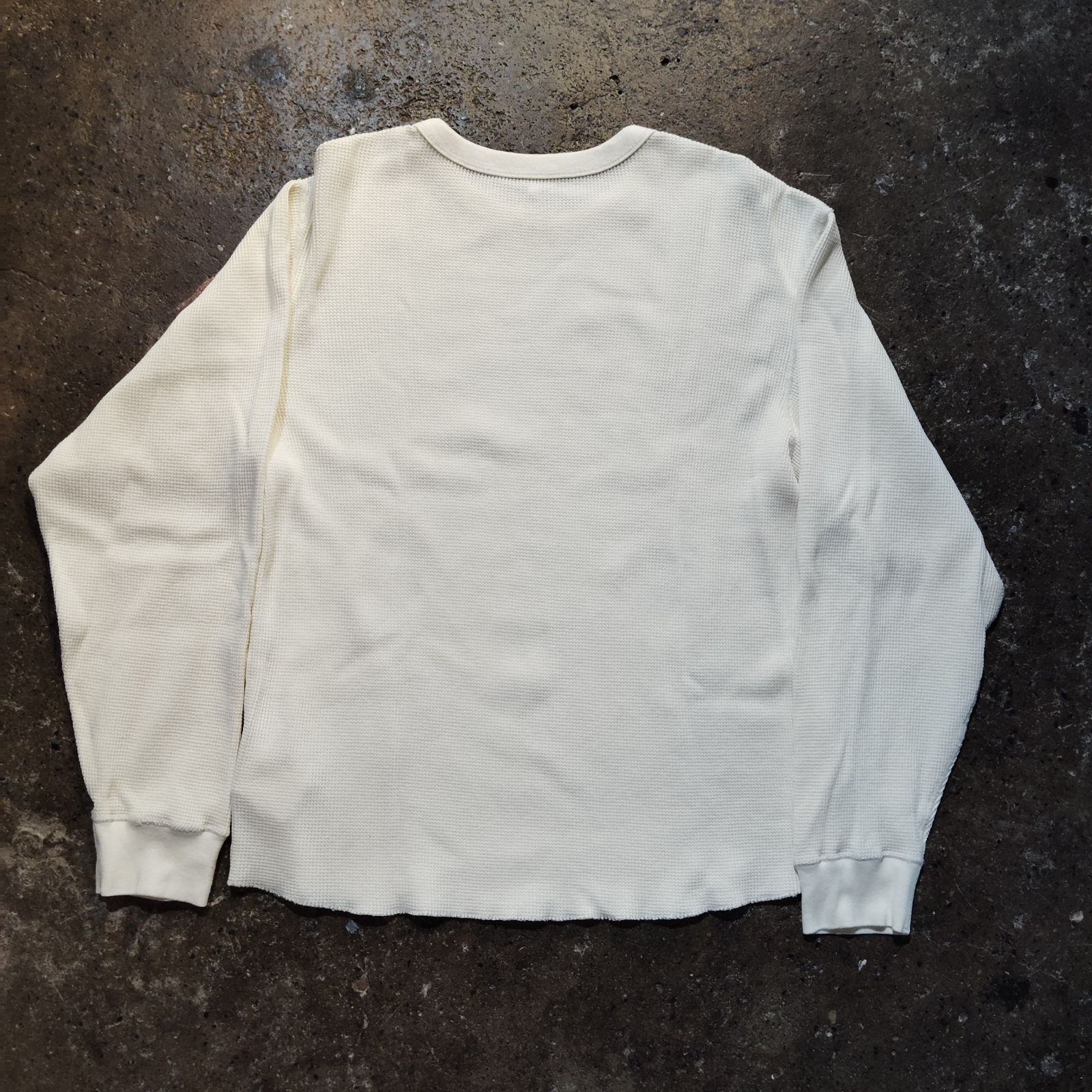 thisisneverthat × Hanes TNT Hanes Thermal Top Off White サーマル