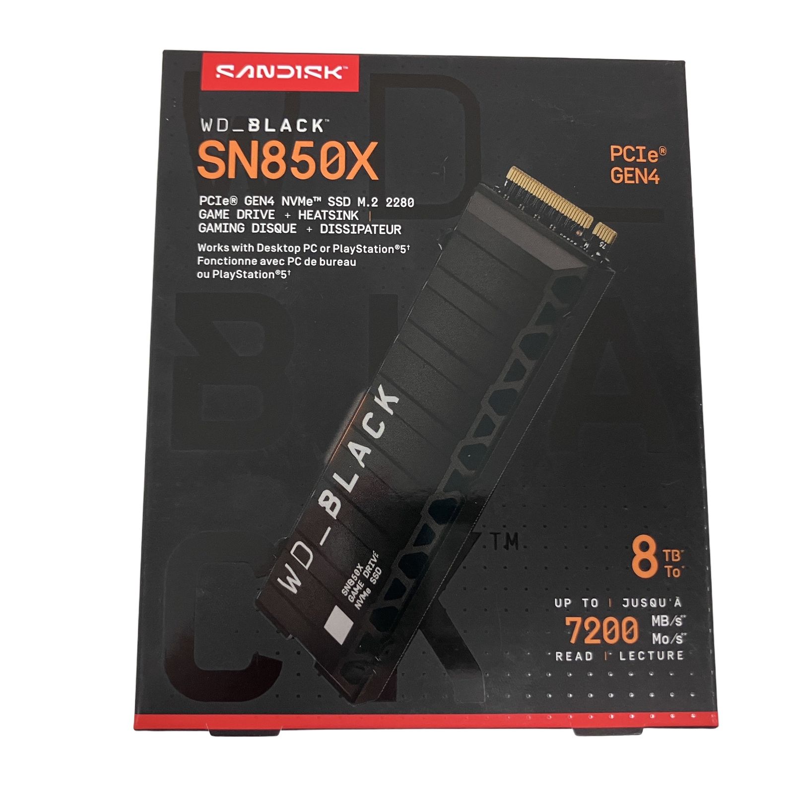 Sandisk WD_Black SN850X 8TB SSD 未使用品 - メルカリ