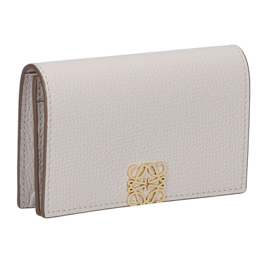 ロエベ LOEWE カードケース 名刺入れ ビジネス アナグラム カードホルダー C821M97X08 8389 LIGHT GHOST GREY