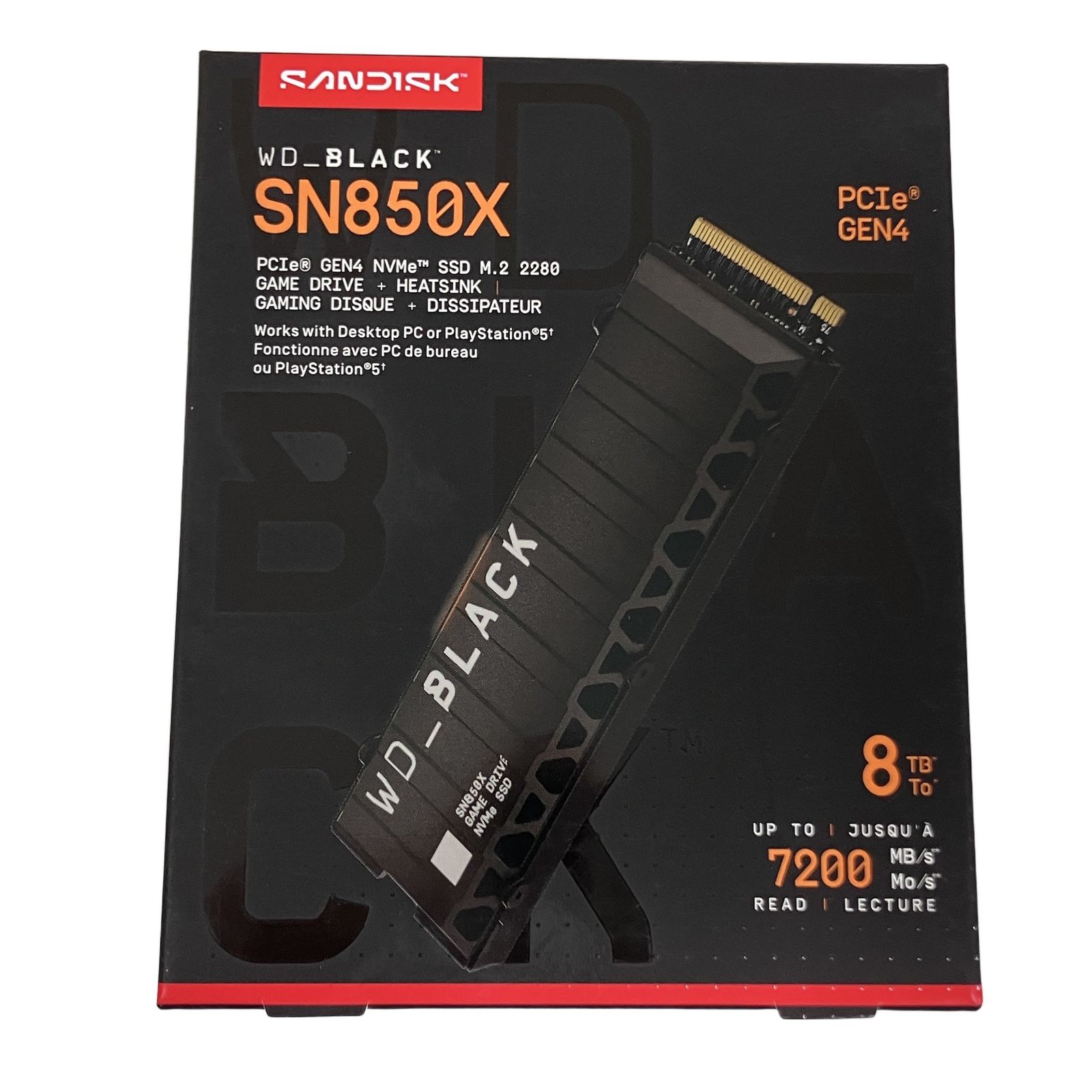 Sandisk WD_Black SN850X 8TB SSD 未使用 - ReRe