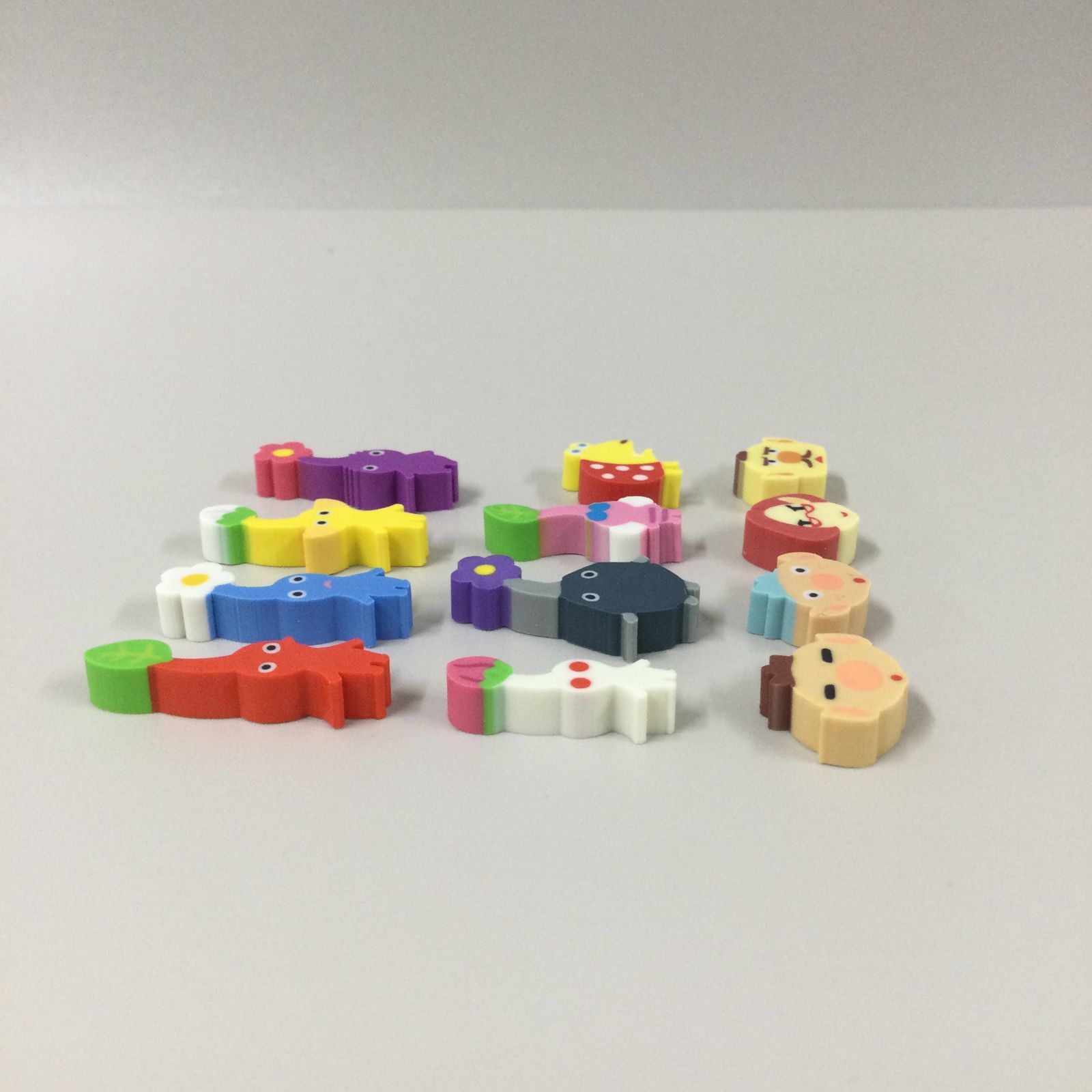 ぴくみ12本セット PIK612-0010【新品・未使用】ピクミン3 デラックス つめつめ消しゴム