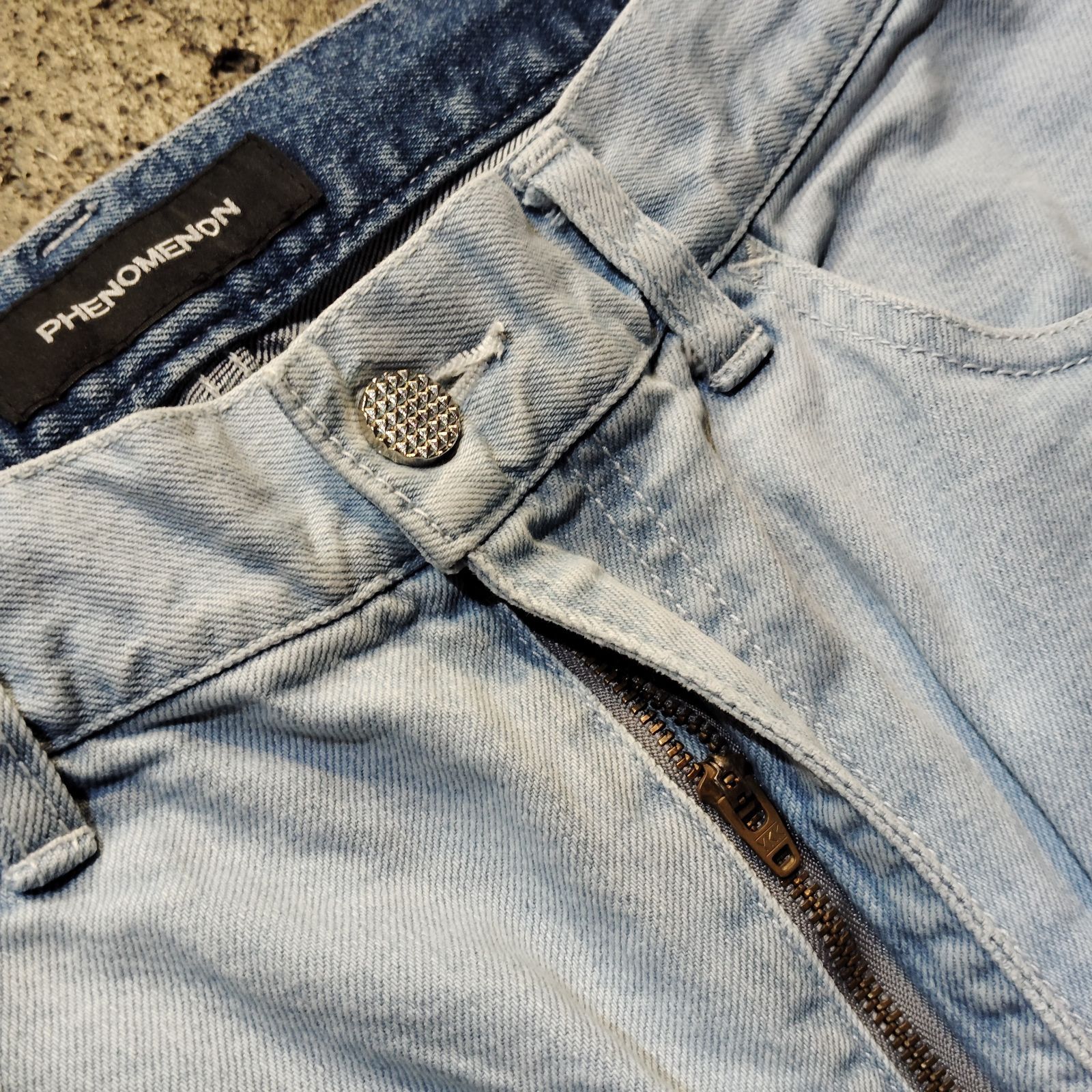 PHENOMENON Gemini Denim pants MCM 身頃切替 デニムパンツ ライト 