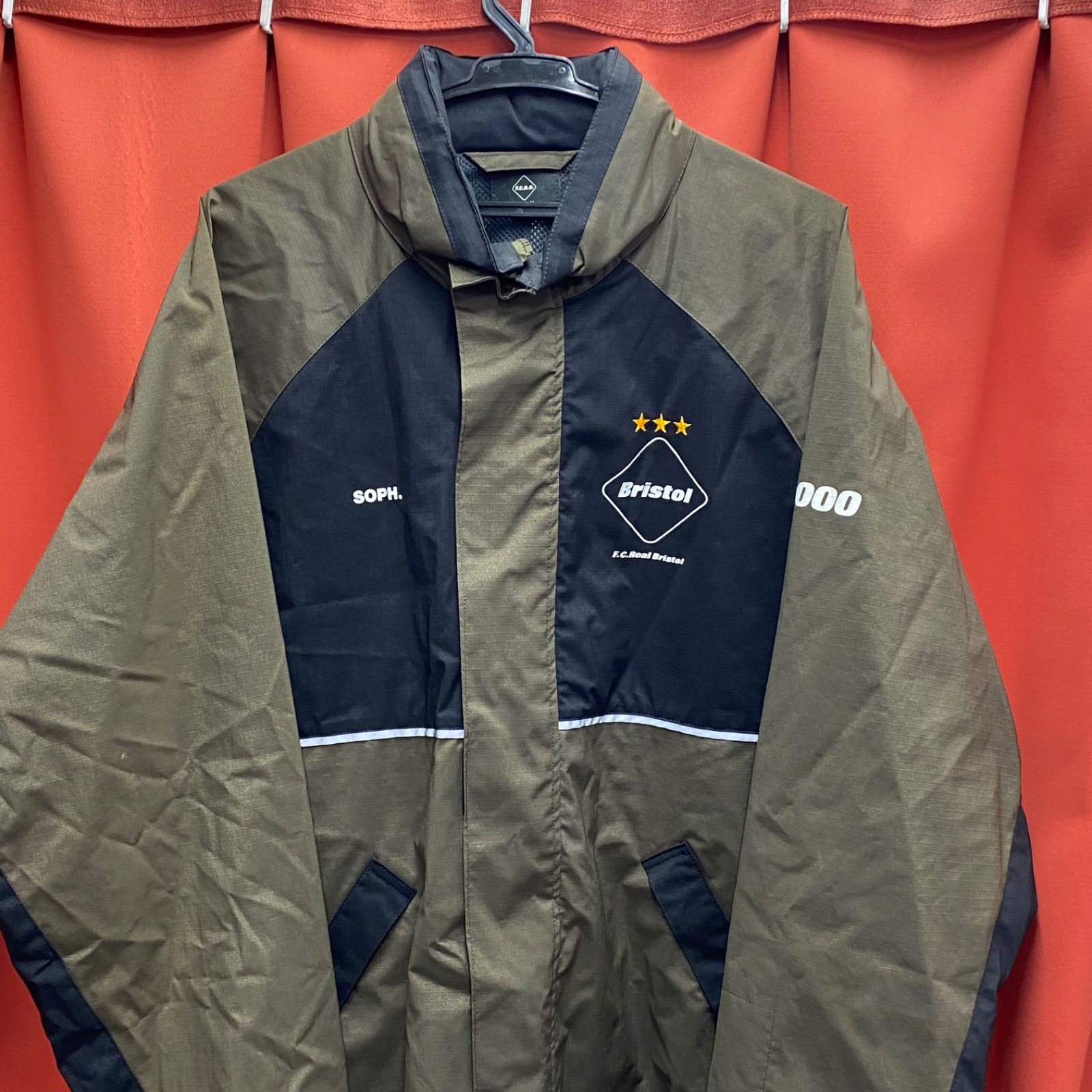 F.C.Real Bristol (SOPH.) ナイロン ジャケット 長袖 カーキ ブラック