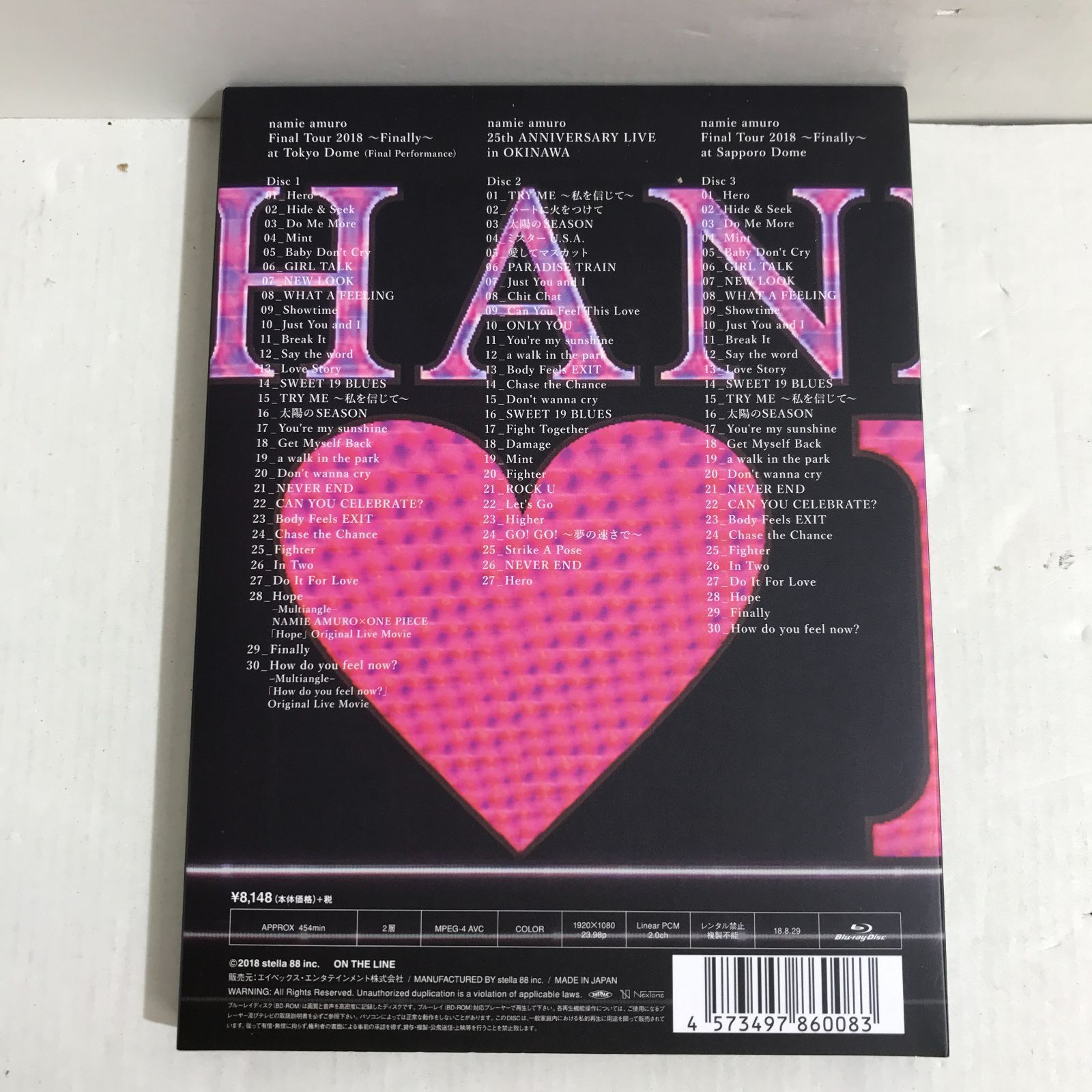 八戸第2-18-8] 安室奈美恵 Finally Final Tour 2018 Blu-ray - メルカリ