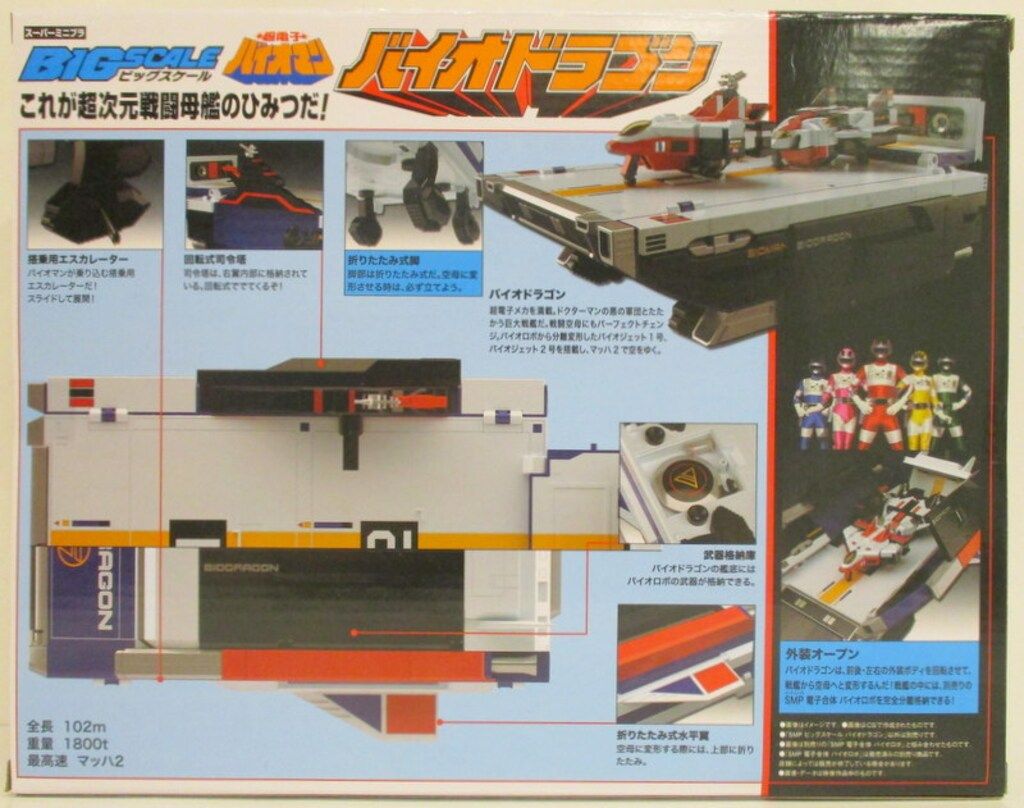 バンダイ スーパーミニプラ ビッグスケール 超電子バイオマン バイオドラゴン 7,931円