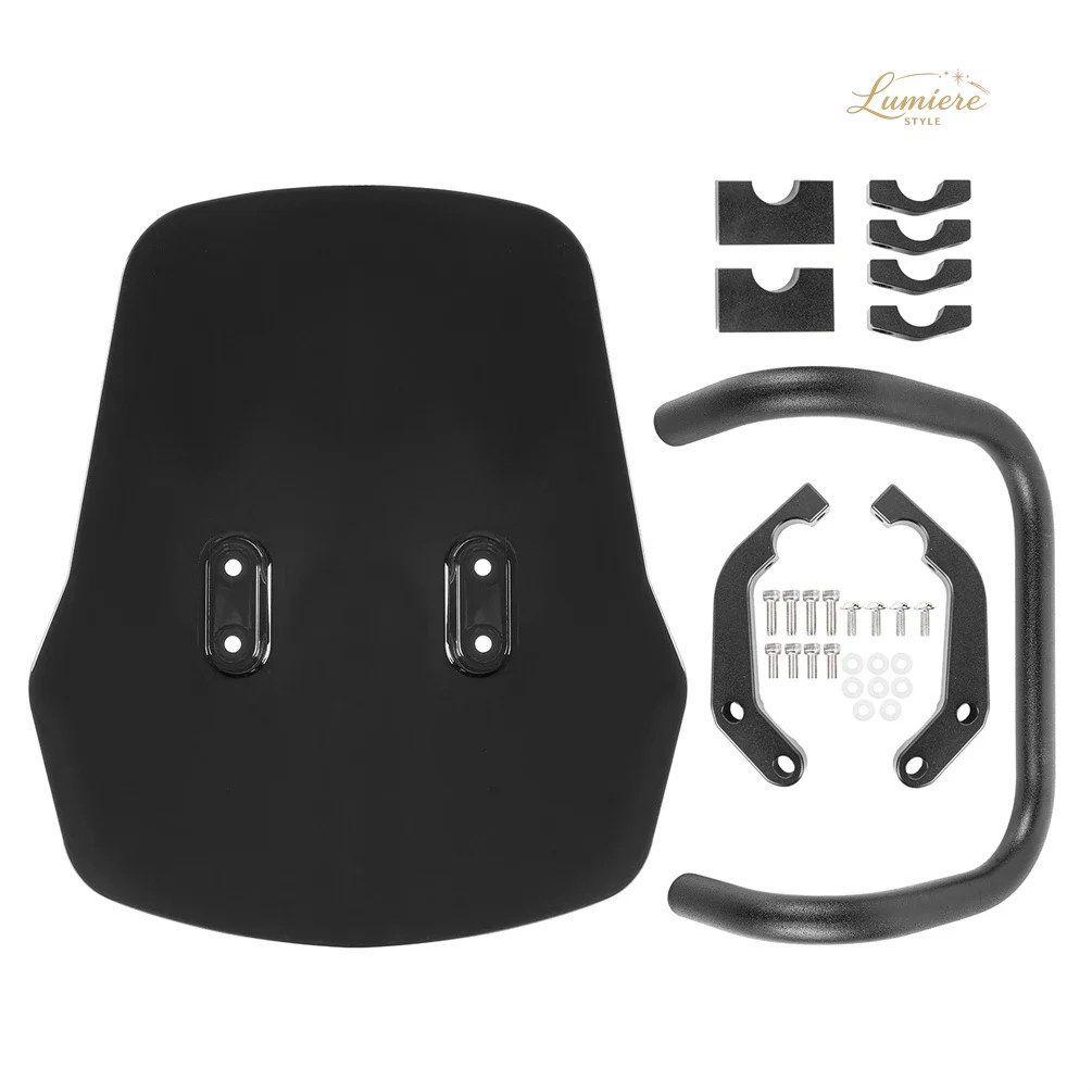 Motorcycle Front Screen Wind Shield For Honda CRF250L/S 2017-2020 CRF300L 2021-2024 CRF250M 2013-2017 Windscreen Accessories