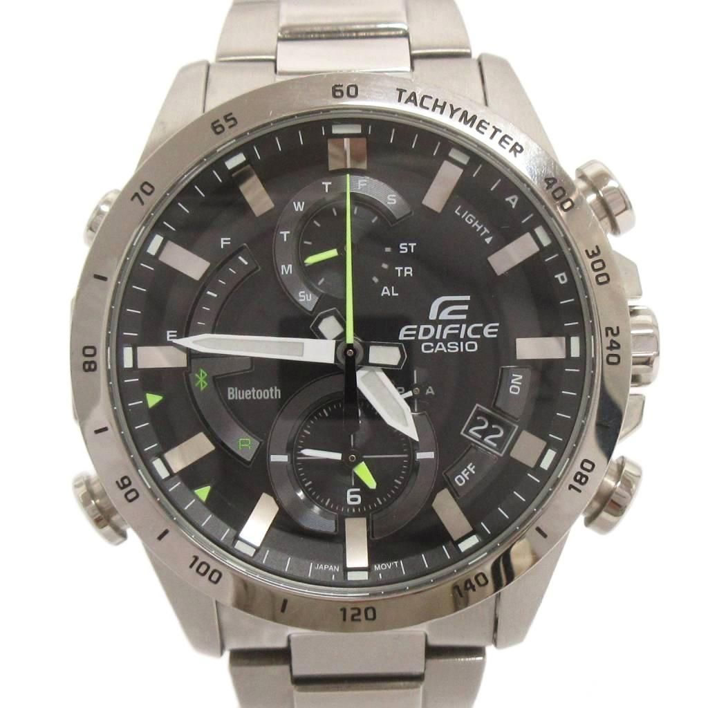 カシオ CASIO EDIFICE エディフィス 腕時計 スマートフォンリンク EQB-900 タフソーラー シルバーカラー