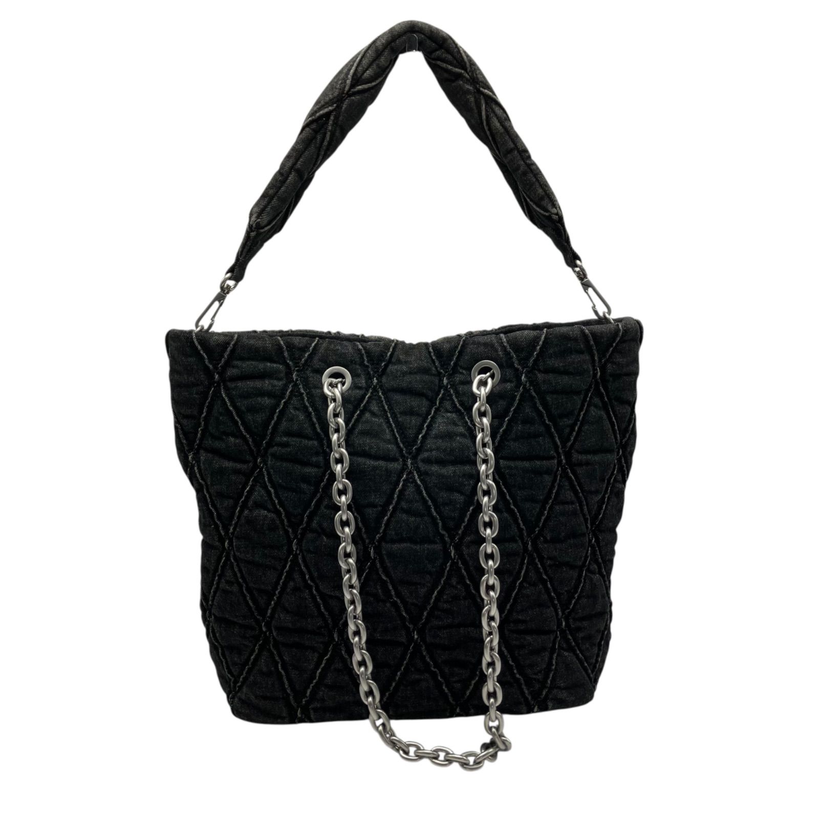 mh/6.23/50】DIESEL ディーゼル Charm-D チェーントートバッグ 
