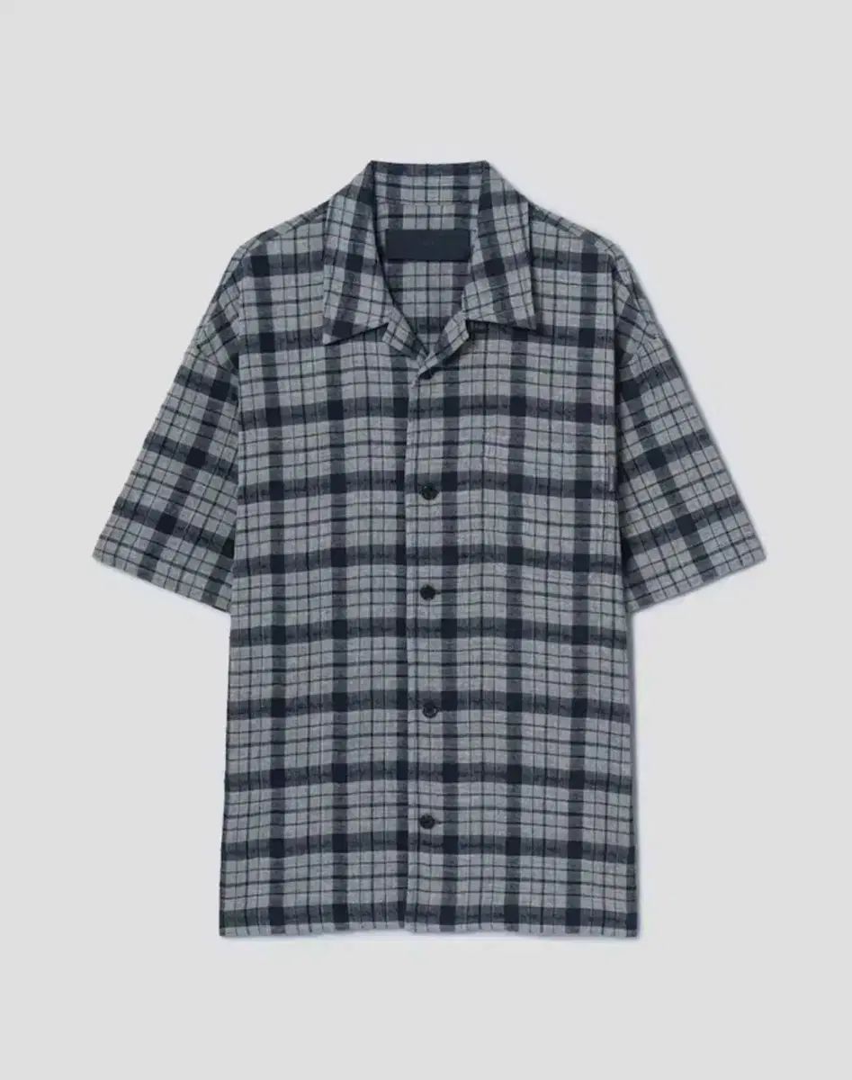 ジュンジェイ 26ss 콤마 CHECK 麻 シャツ 48