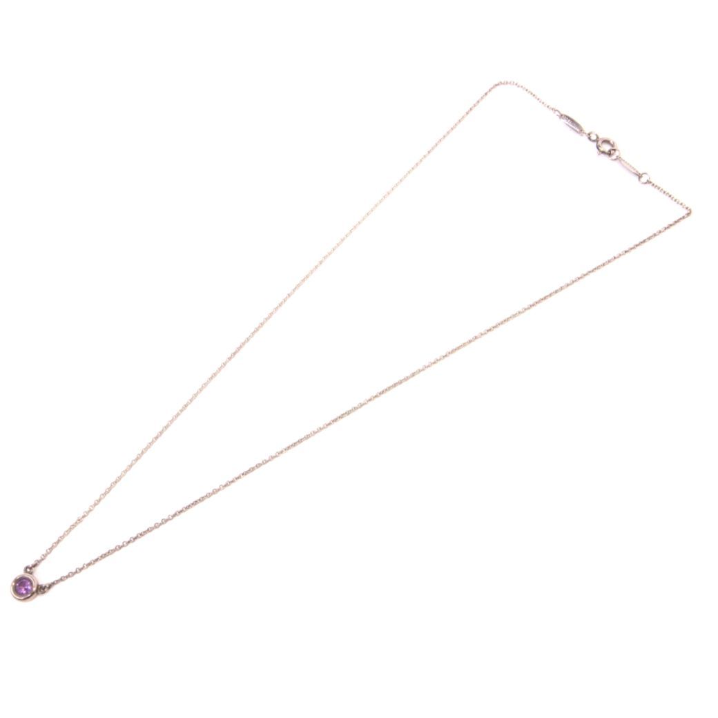 ★【TIFFANY & Co.】ティファニー　SV925　バイザヤードネックレス　ネックレス　41cm