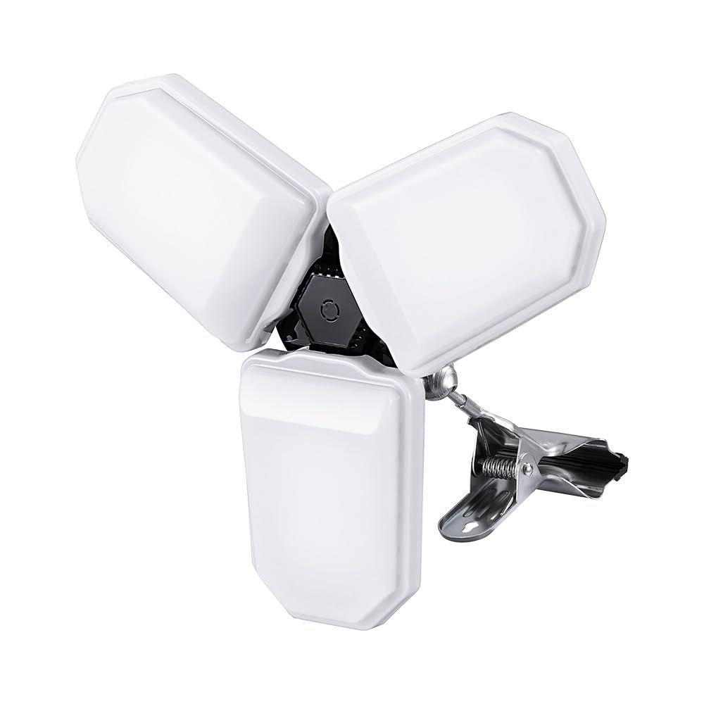 【新品】アイリスオーヤマ クリップライト 【配光可変型】 LED 屋内用LED投光器 【9000lm】 パネル/カバー着脱可能 照射範囲と光を調整できる ILW-90GWC 2280e652
