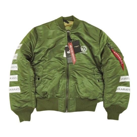 △【タグ付/展示品】 ALPHA INDUSTRIES × 24karats MA-1 ジャケット