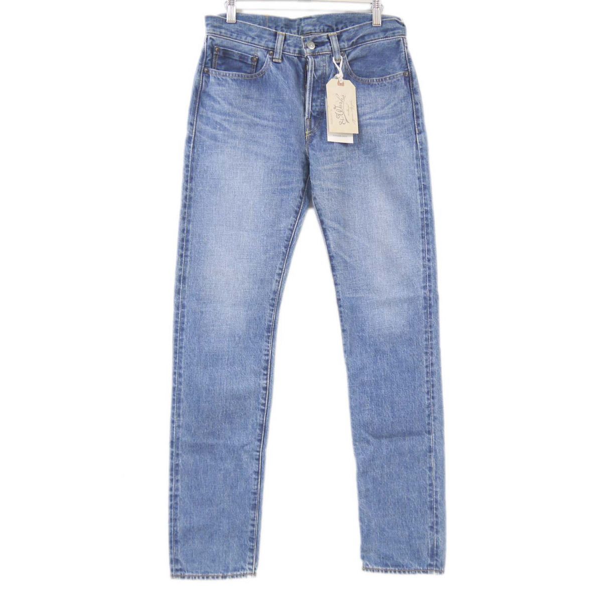 新品 定価29,700円◆STRASBURGO &Works セルビッチ デニムパンツ USED加工 日本製 ジーンズ ピンク耳 赤耳 ストラスブルゴ メンズ