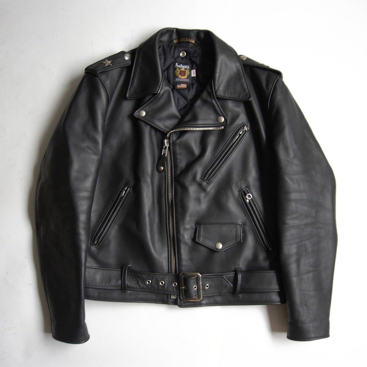 美品/ビッグサイズ】SCHOTT【613US/ワンスター ダブルライダース