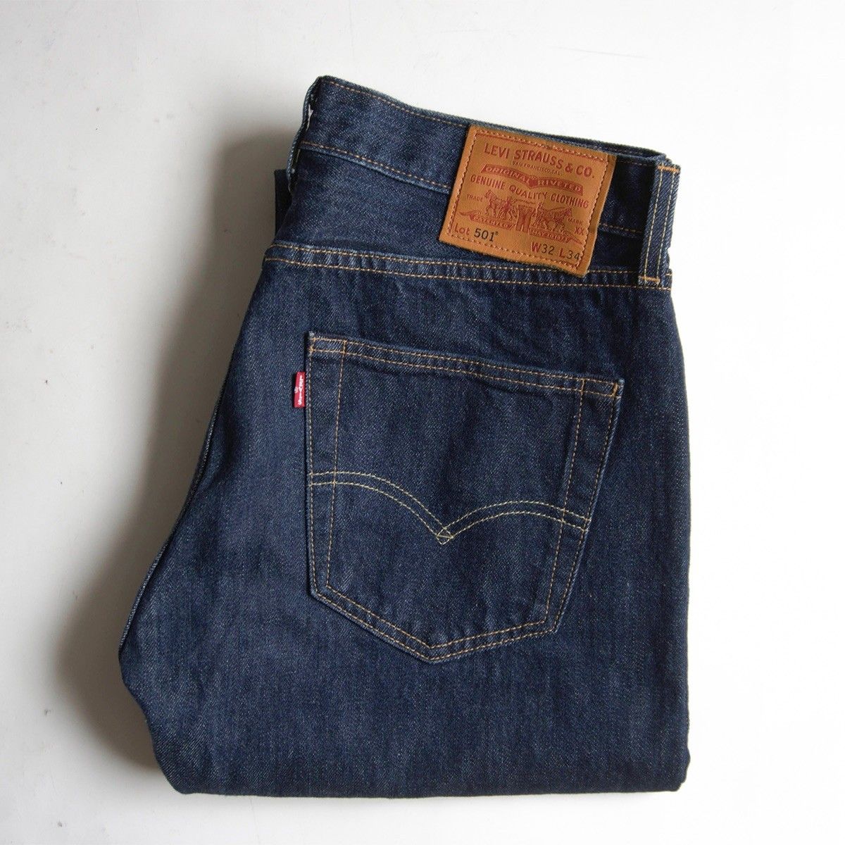 美品濃紺/USA製】 LEVI'S PREMIUM【501 ビッグE デニムパンツ 】32×34